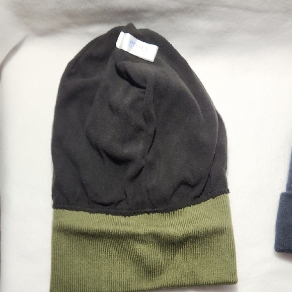 Olive OR Navy THICK AND INSULATED Beanie FOR OUTSIDE WARMTH - Picture 4 of 7